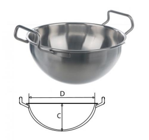 BOCHEM, bol de laborator cu două mânere, 2,7-12 L, oțel inoxidabil 18/10