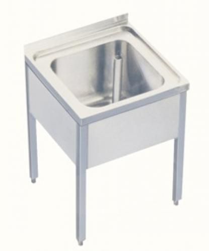 BOCHEM 21800, masă din oțel inoxidabil pentru chiuvetă de 400 × 400 × 200 mm