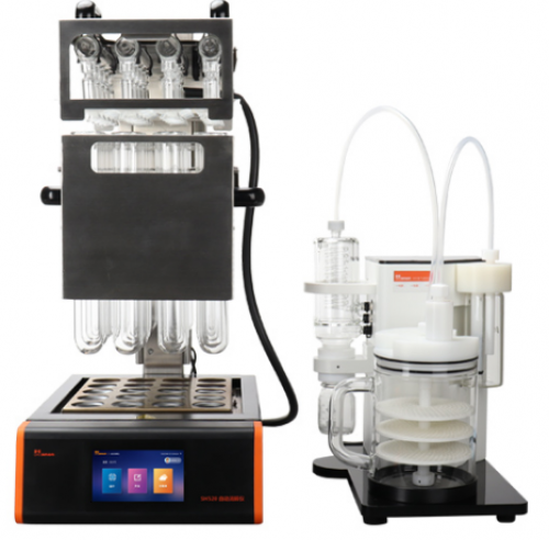HANON INSTRUMENTS SH520 / SH508, unități digestoare Kjeldahl complet automate