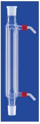 Condensator Davies cu filet GL LENZ, sticlă borosilicată DURAN