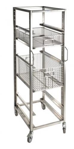 BOCHEM 17333, cărucior pentru coșuri EURO-STANDARD, 610 × 465 × 1.360 mm