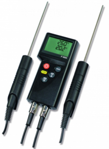 Dostmann Electronic P4005, termometru electronic portabil — imagine din documentația tehnică