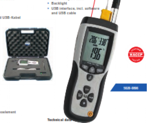 Dostmann Electronic SCANTEMP RH 896, Termometru IR multifunctionale, 0...100% | sepadin.ro