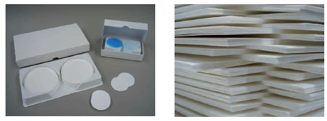 Filtratech FV, Disc filtrant din fibră de sticlă fără liant
