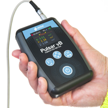 Pulsar Instruments, Vibrometru cu stocare de date, conform ISO 8041:2005