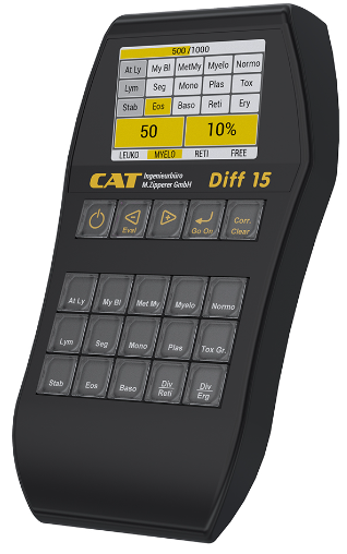 CAT DIFF 15, Numărător de celule portabil pentru numărare diferențială