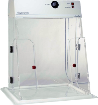 Herolab CleneCab, cabinet PCR cu UV 254 nm