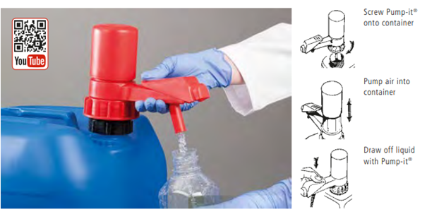 Bürkle Pump-it pompă manuală pentru butoaie