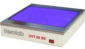 HEROLAB UVT, transiluminator cu LED albastru și alb