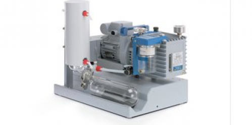 VACUUBRAND PC 8 + RC 6 + EK, unitate de pompare hibridă cu răcire, 5,9/6,9 m³/h