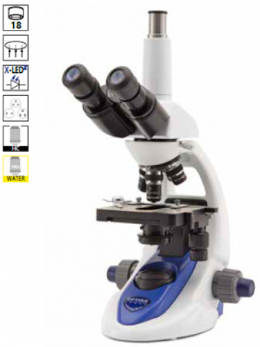 Optika B-193, microscop biologic trinocular pentru educație