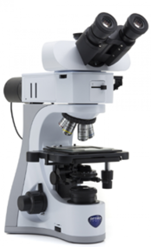 Optika B-510 METR, microscop metalurgic vertical, câmp luminos transmis, cap trinocular