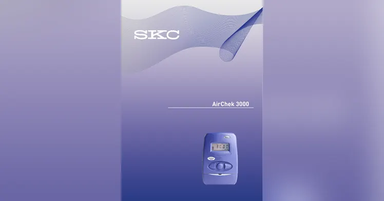 Copertă: SKC AirChek 3000 — pompă de prelevare aer