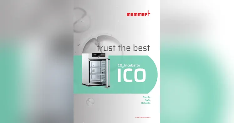 Copertă: Memmert ICO — incubator CO₂