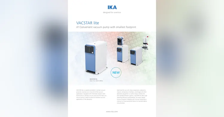 Copertă: IKA — VACSTAR lite